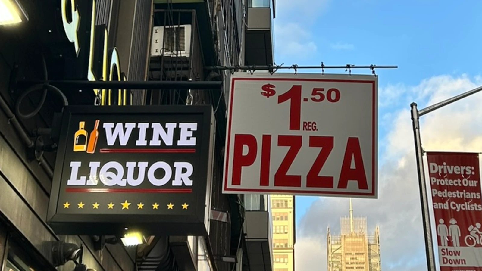 $1.50 for a slice of pizza? It's highway robbery.